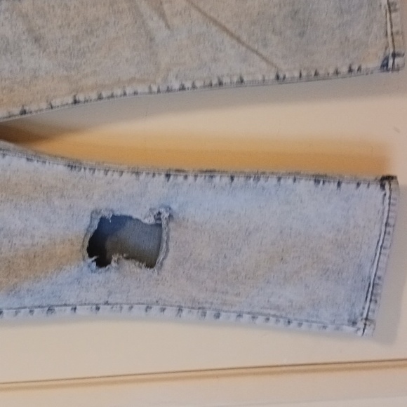 ART CLASS GIRLS DENIMS JEAN PAINT RIPPED STYLE LIGHT BLUE SZ. 14 - Picture 3 of 7